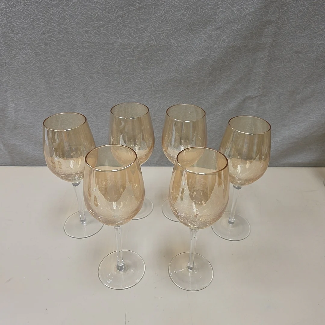 AMBER GOLDEN CRACKLE WHITE WINE