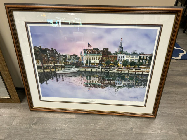 ANNAPOLIS ON DOCK ART