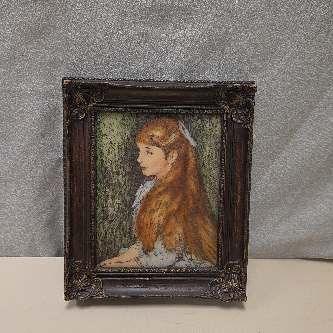 ARTINI ENGRAVING OF YOUNG GIRL