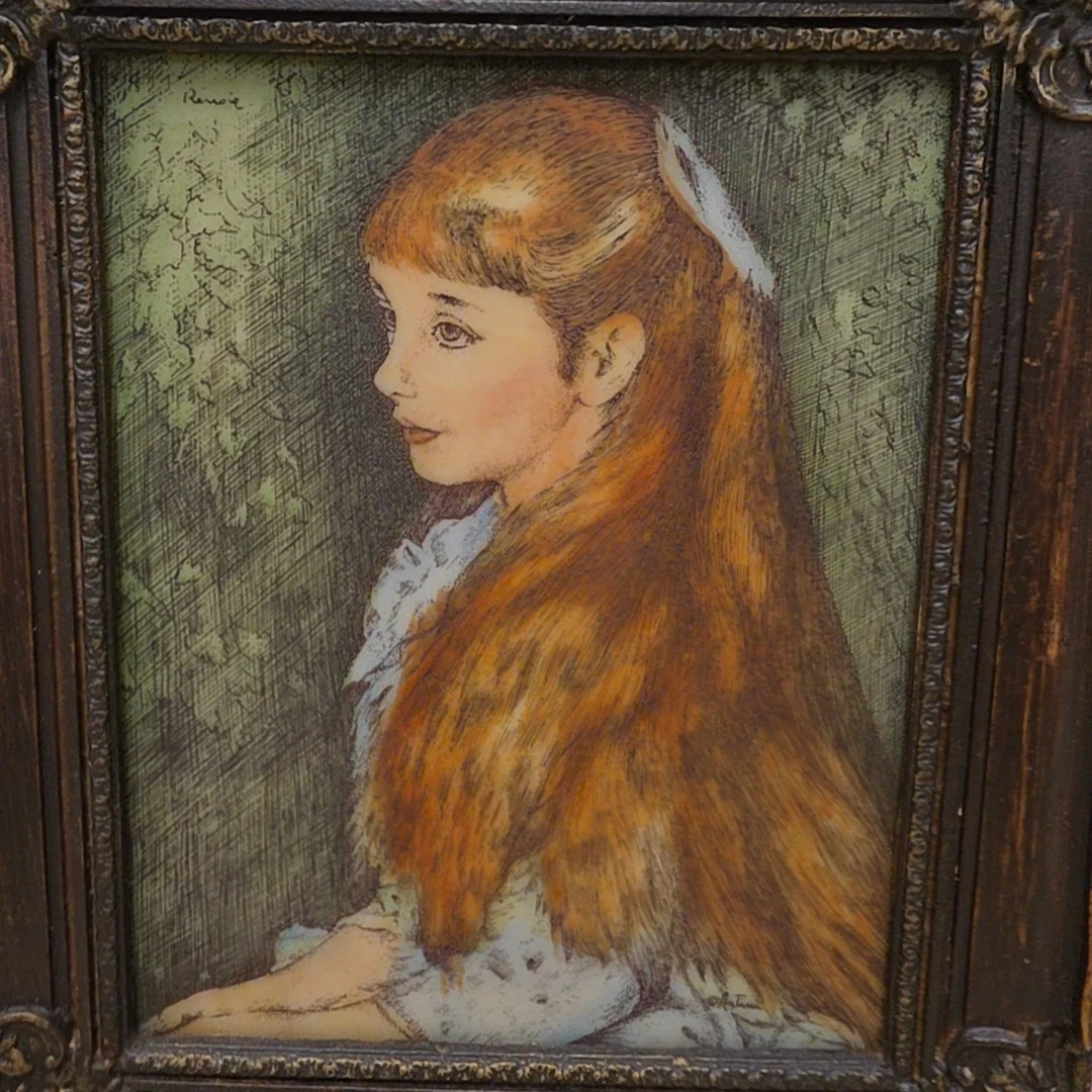 ARTINI ENGRAVING OF YOUNG GIRL - Image 2