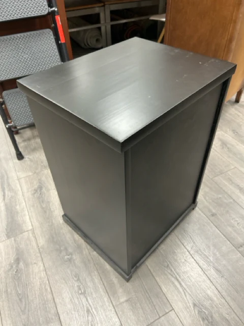 BLACK 2 DRAWER FILING CABINET - Image 2