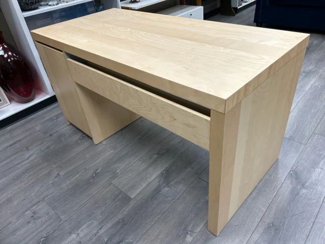 BLONDE 2 DRAWER DESK - Image 3