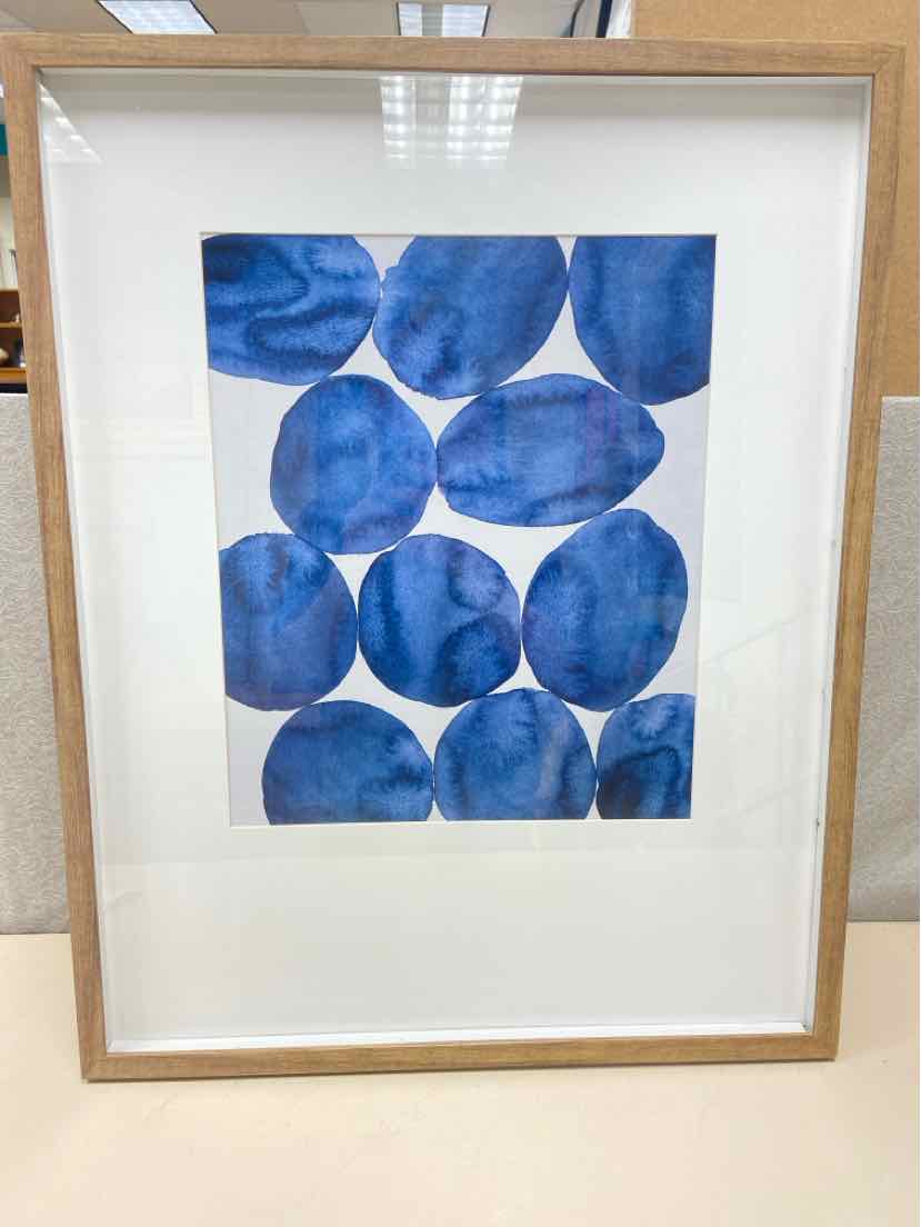 BLUE CIRCLES ART