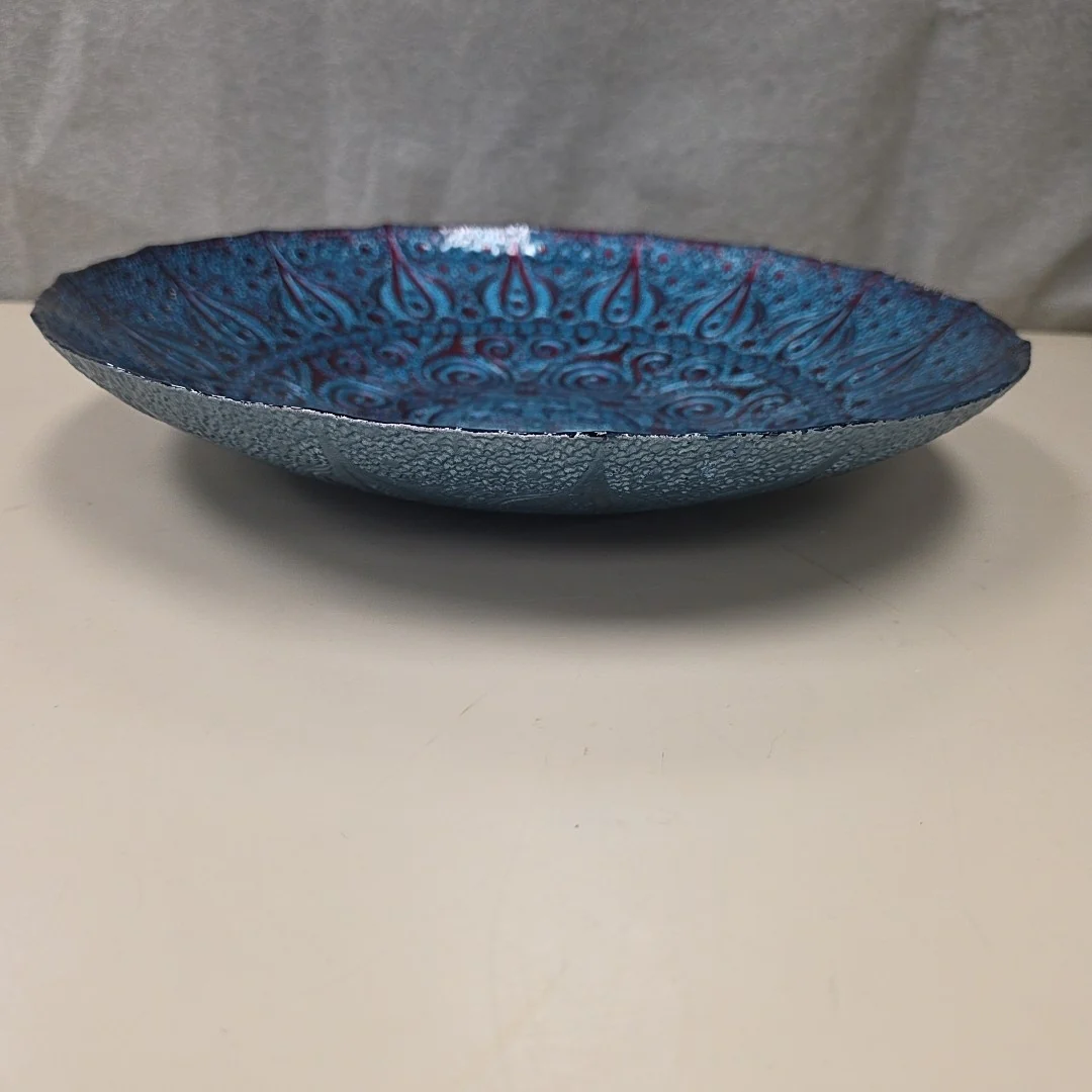 BLUE RED DECO BOWL - Image 2