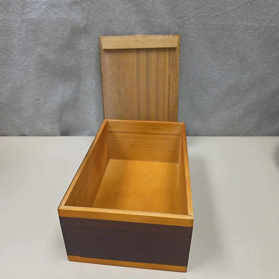 BROWN/GOLD WOODEN BOX - Image 3