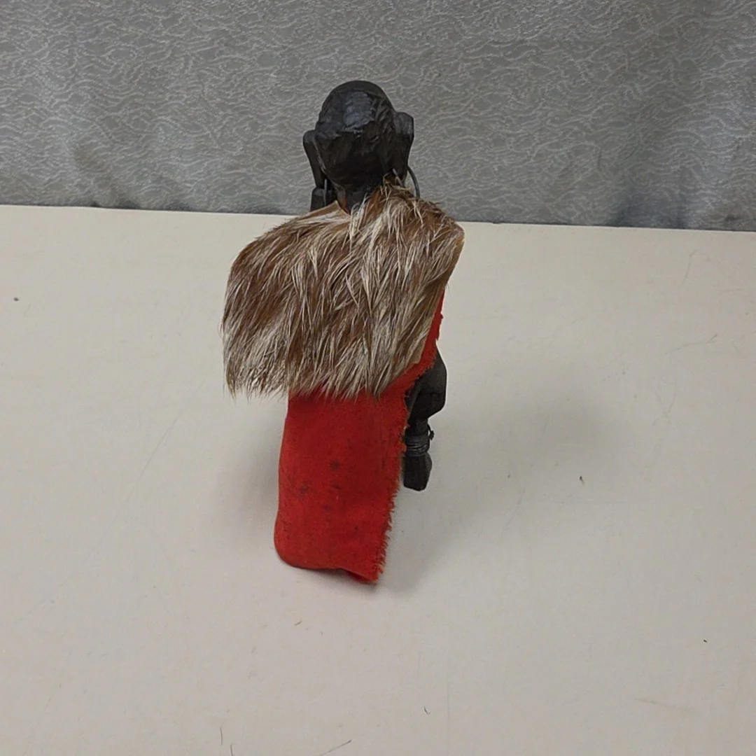 CARVED WOOD FIGURE - Image 3
