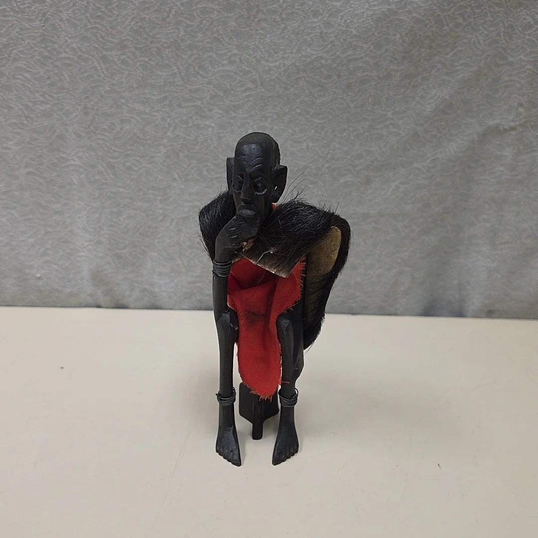 CARVED WOOD FIGURE