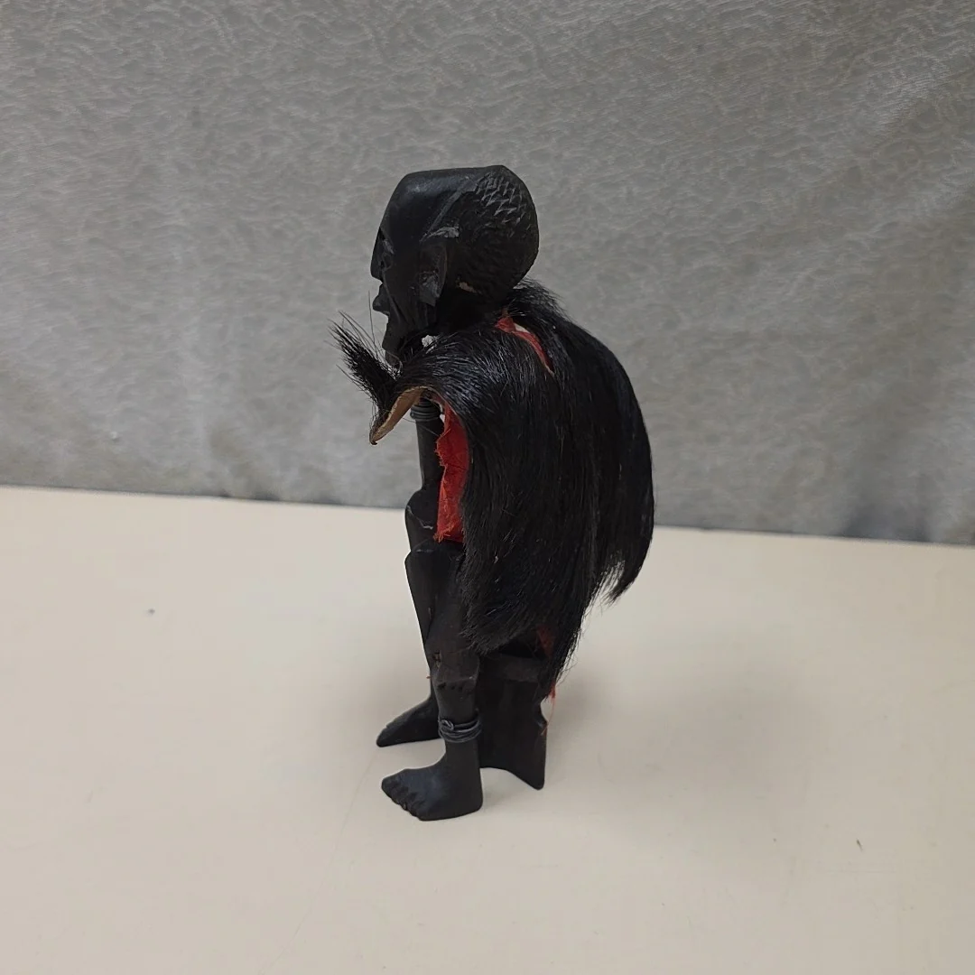 CARVED WOOD FIGURE - Image 2