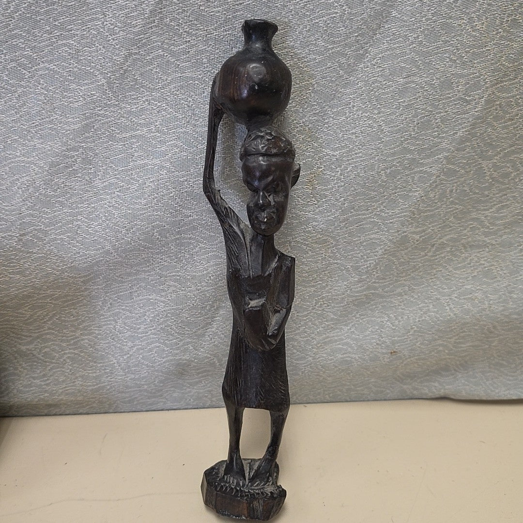 CARVED WOODEN PERSON