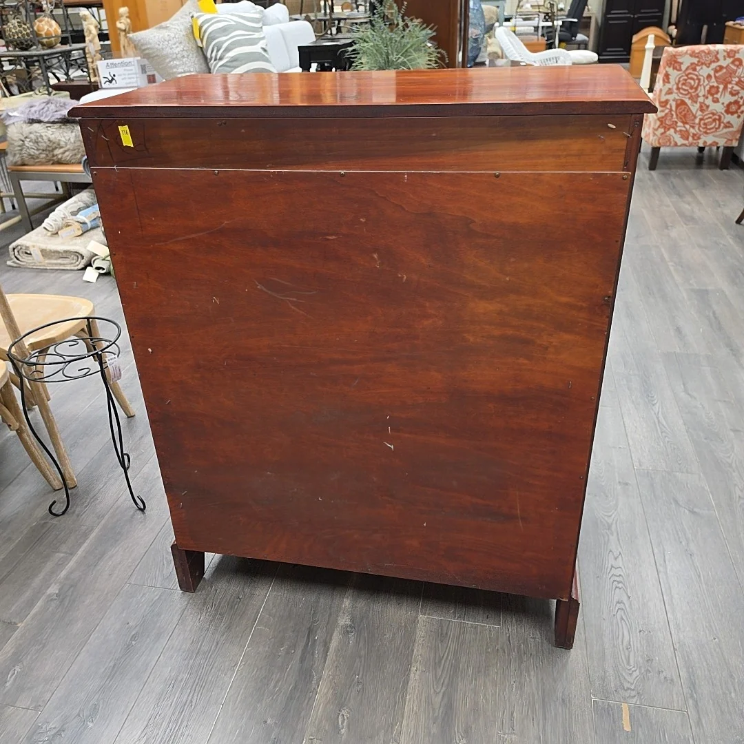 CHERRY 4 DRAWER DAVIS TALL DRESSER - Image 4