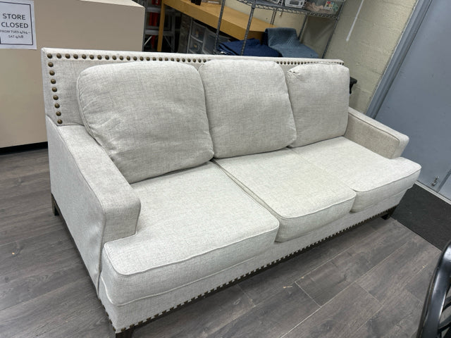 CREAM 3 CUSHION SOFA