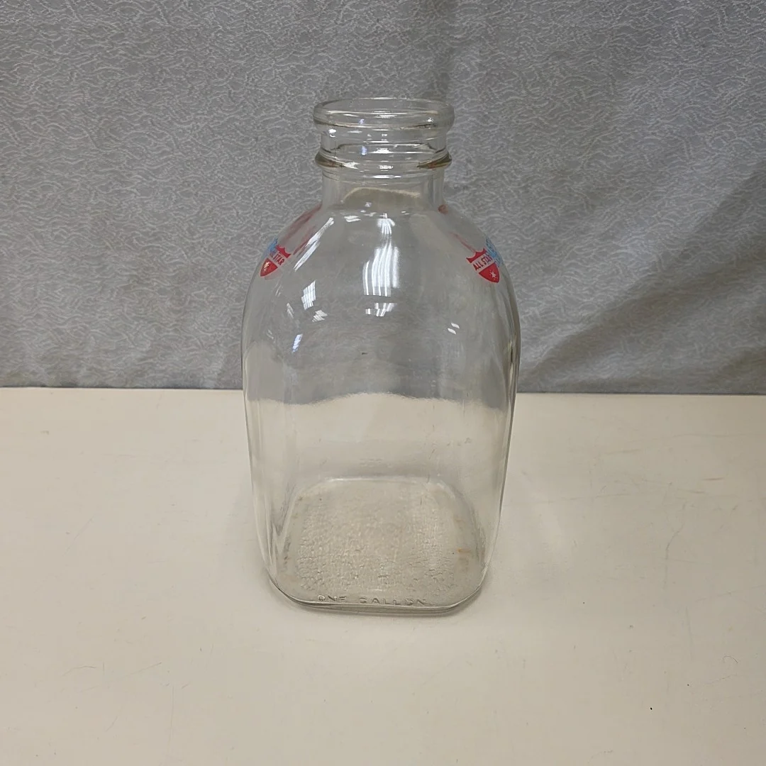 GLASS "ALL STAR" DAIRY BOTTLE - Image 2