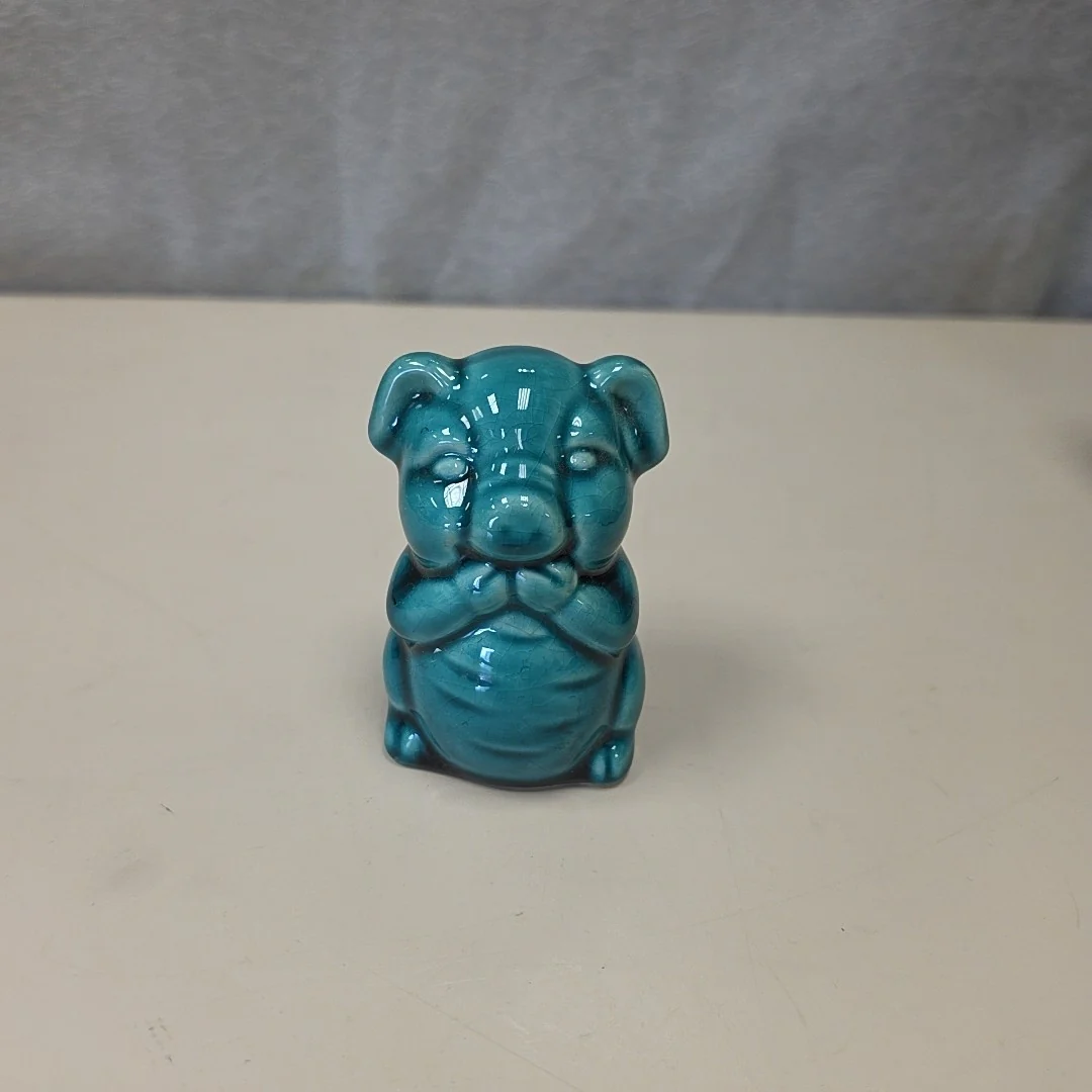 GREEN SPEAK NO EVIL PIG