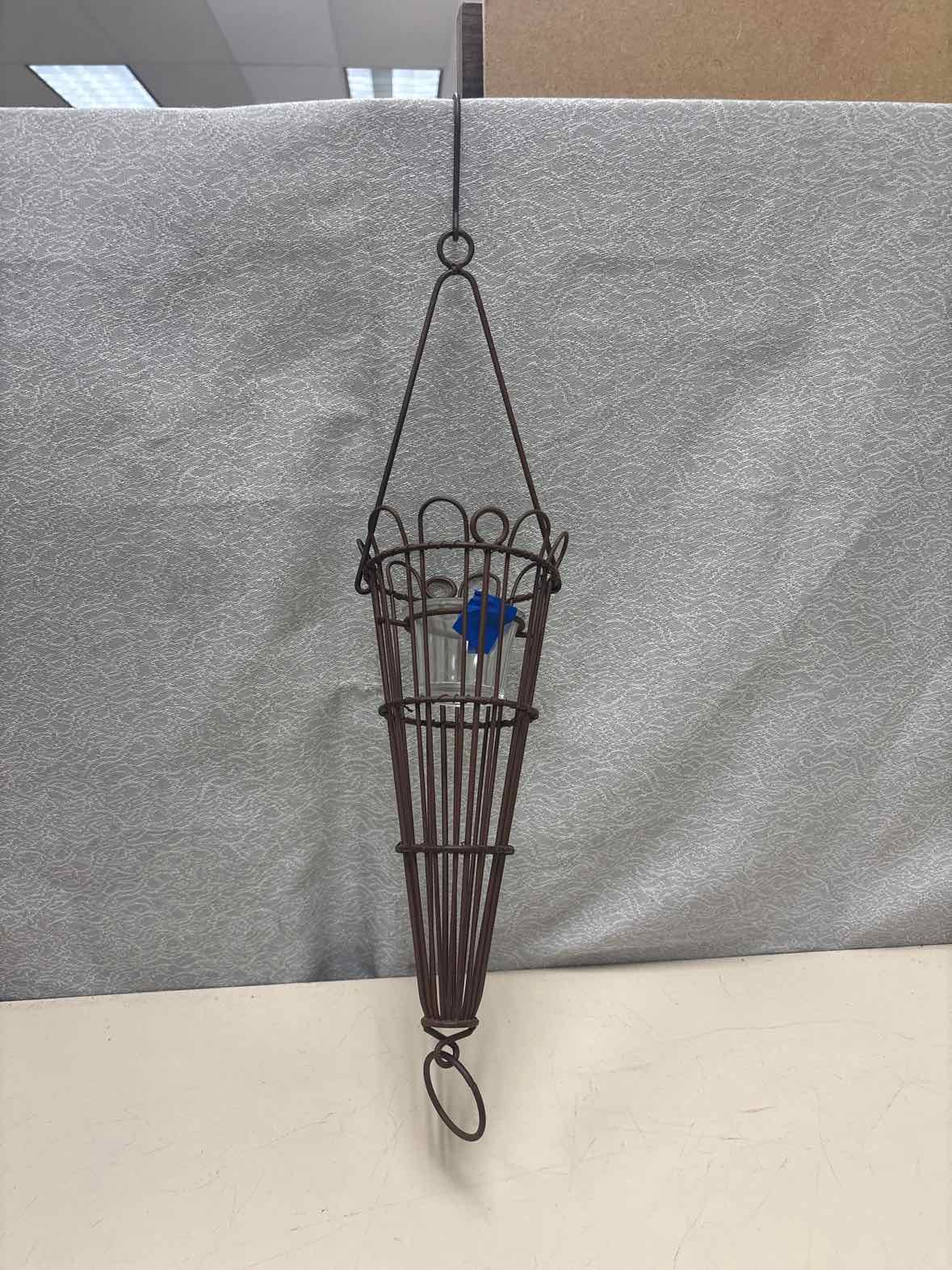 HANGING METAL CANDLE HOLDER