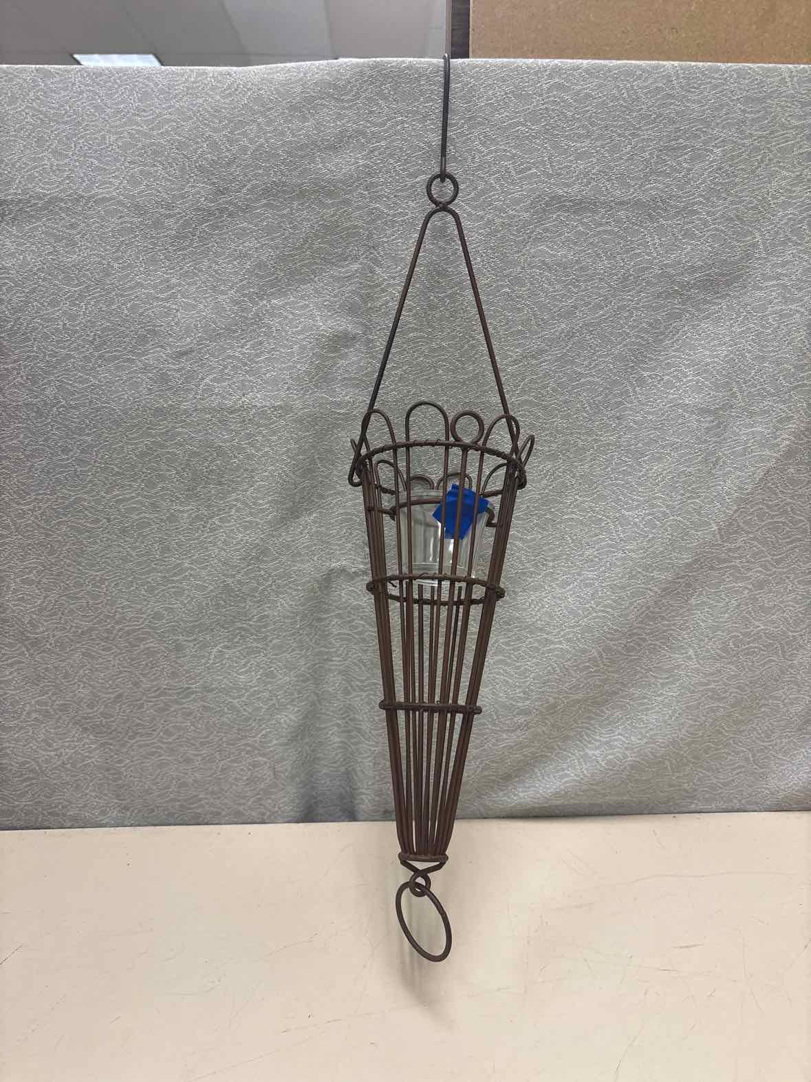HANGING METAL CANDLE HOLDER