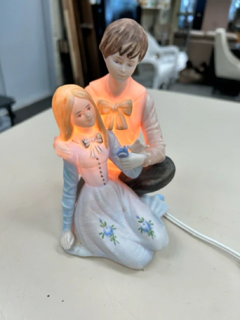 LIGHT UP MAN WOMAN FIGURINE