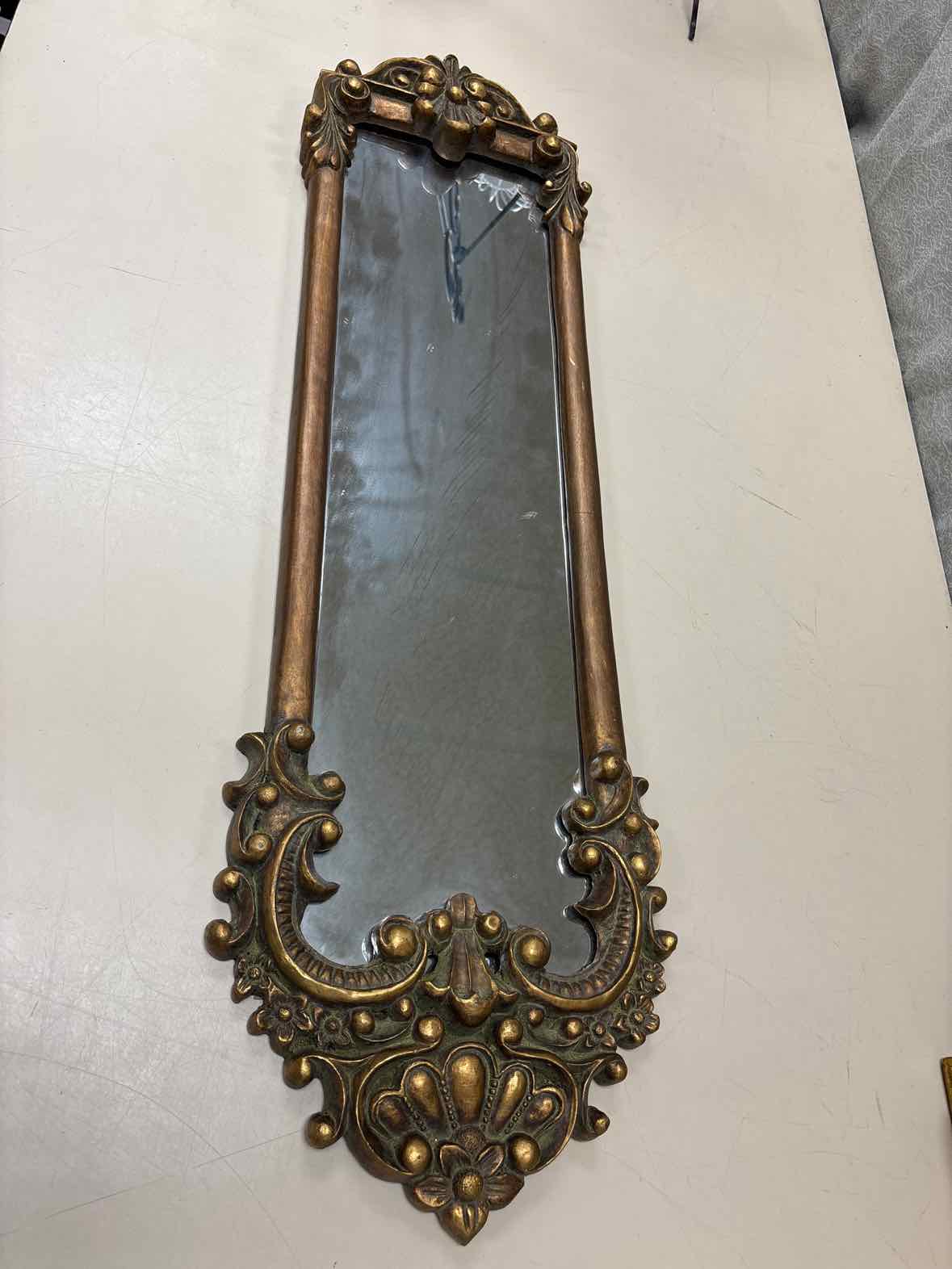 LONG NARROW GOLD ORNATE