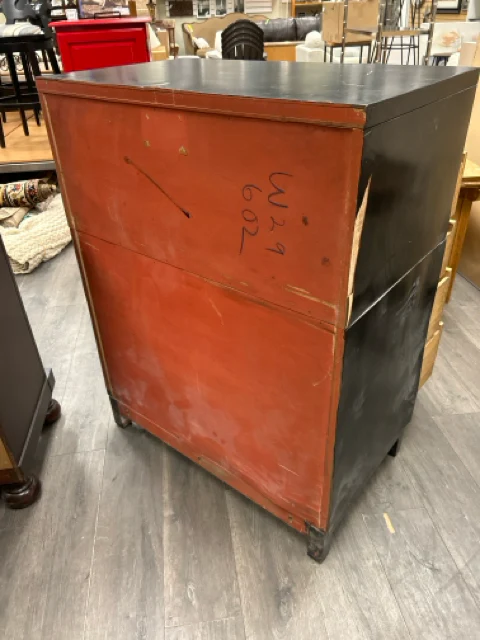 MCM 6 DRAWER GOLD BLACK DRESSER - Image 3