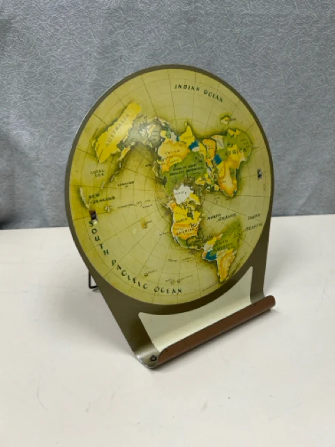METAL GLOBE STAND VINTAGE