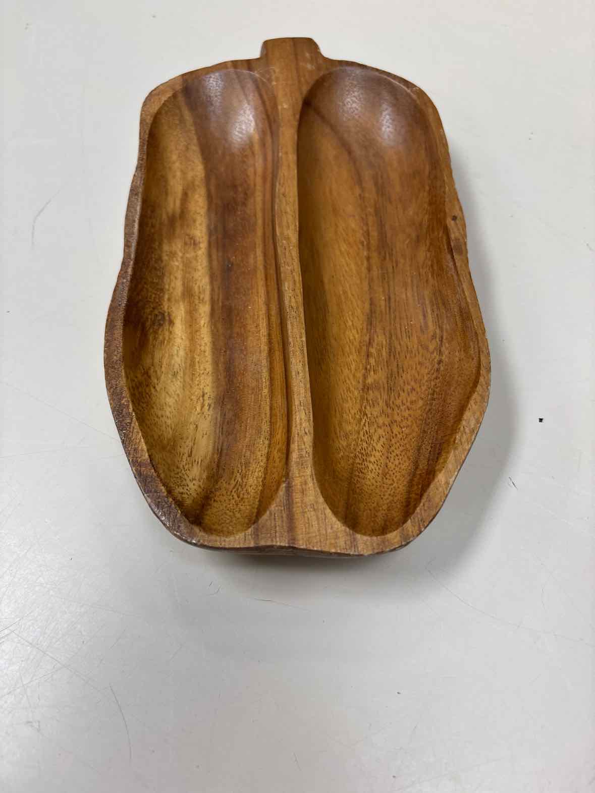 MONKEY WOOD 2 DIVIDER DISH