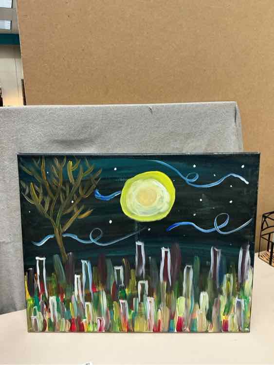 MOON PAINTING