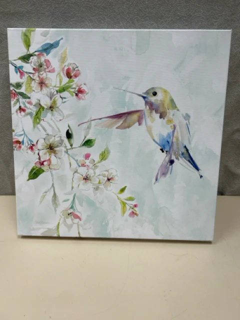 MULTI-COLOR HUMMINGBIRD CANVAS