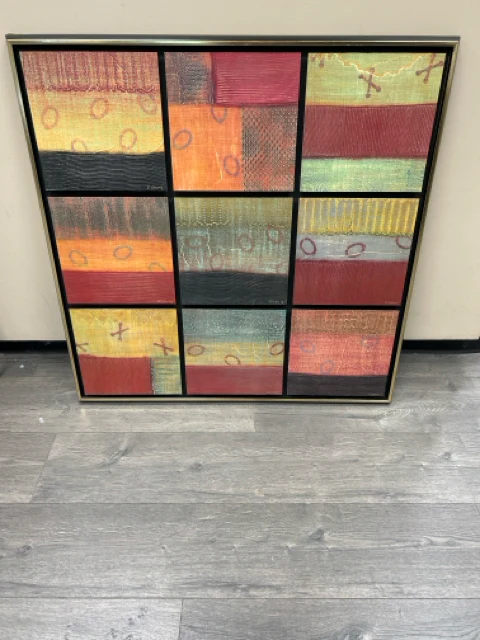 MULTI COLOR SQUARES ART