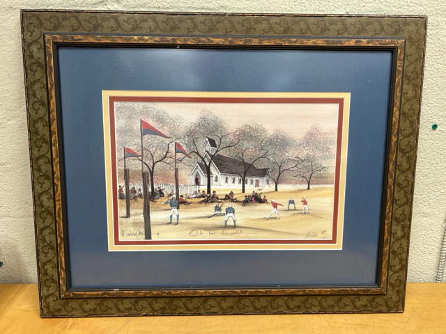 OLD TIME BASEBALL ART