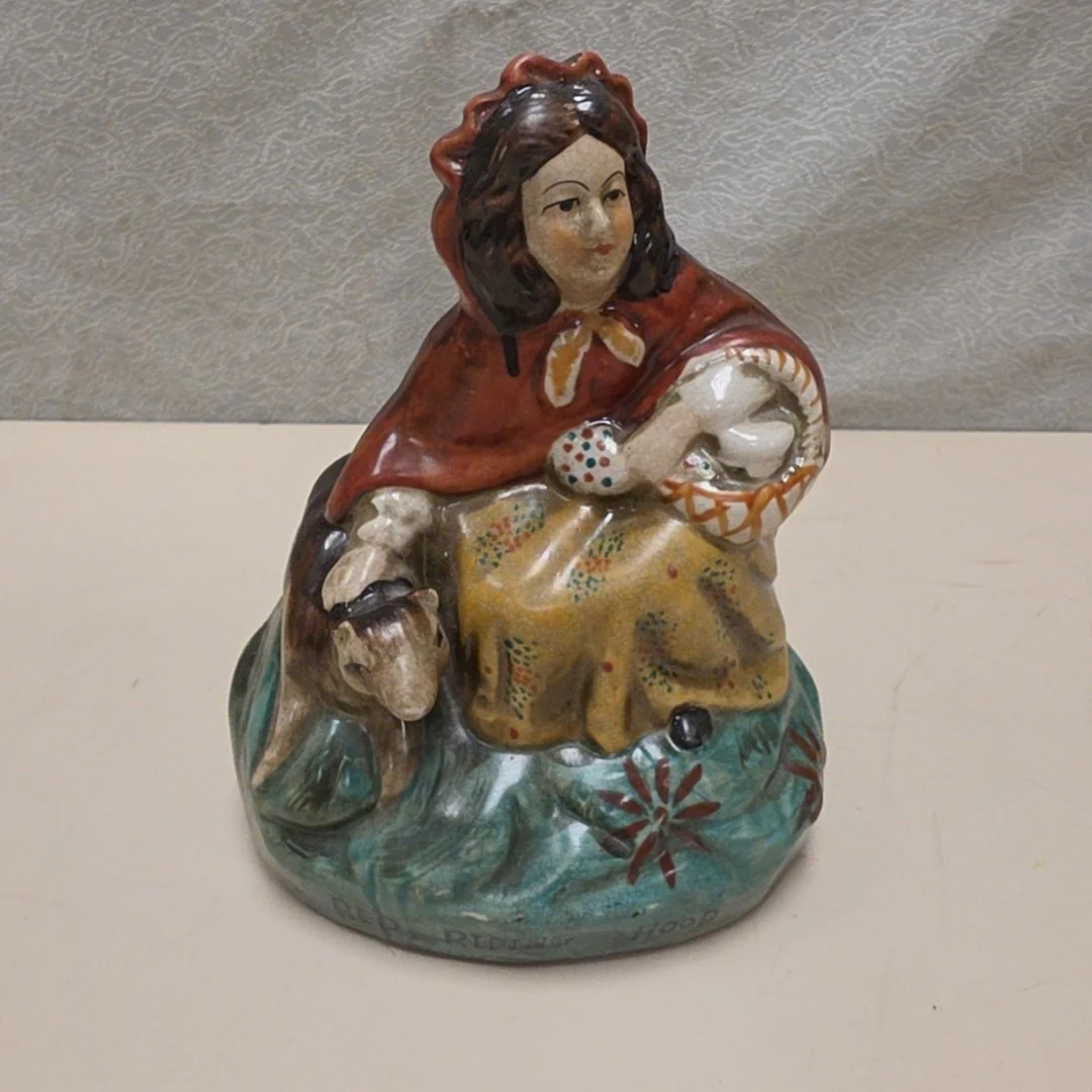 RED RIDING HOOD CERAMIC FIGURE