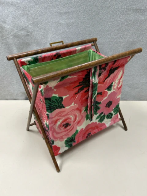 ROSE CLOTH PRINT BASKET