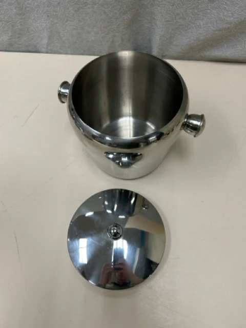 SILVER LIDDED ICE BUCKET - Image 2