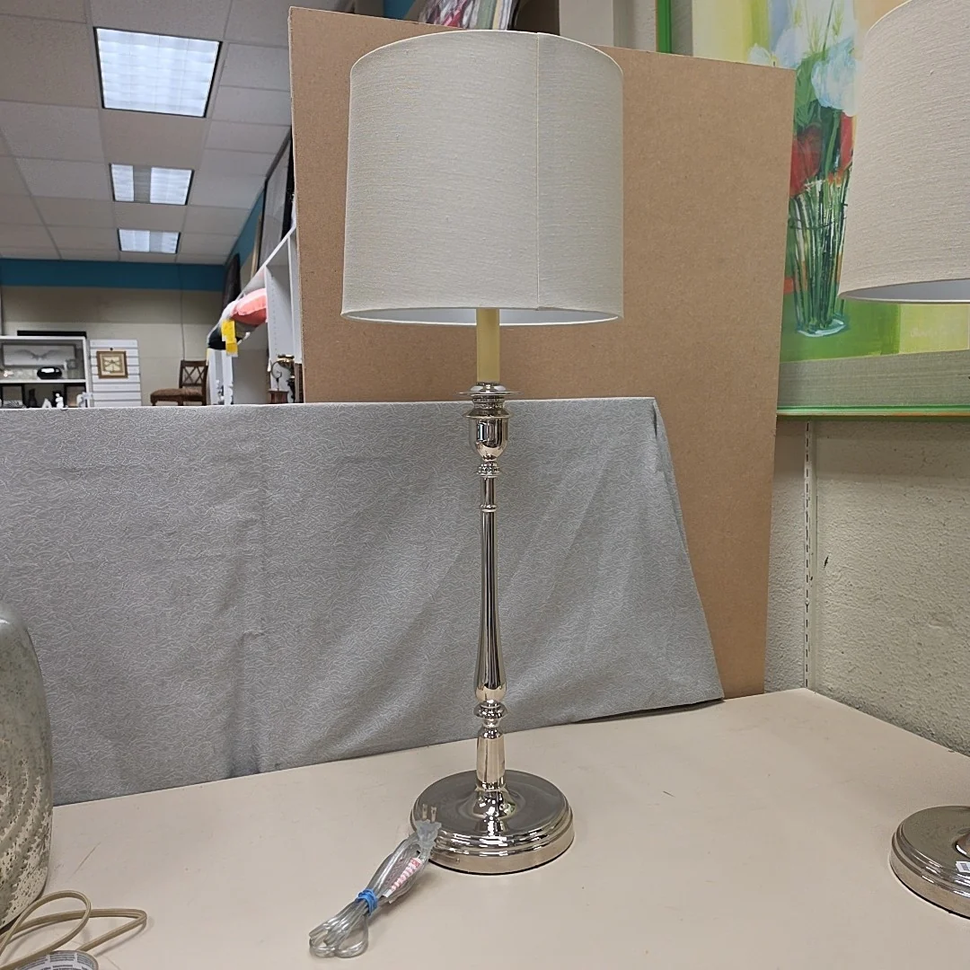SILVER STICK LAMP