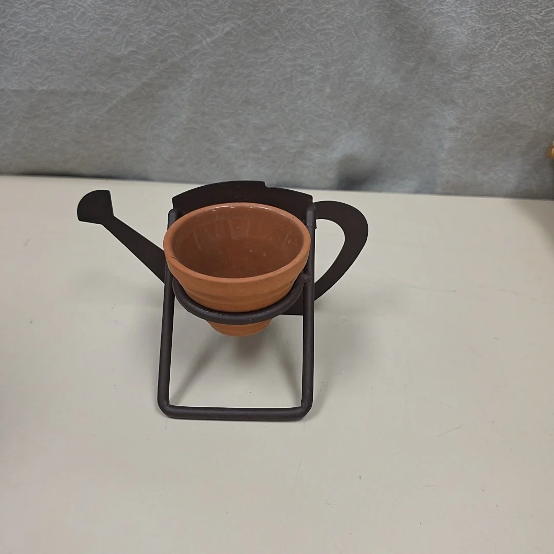 SM WATERING CAN W/PLANTER - Image 3