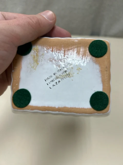 SMALL FLORAL PAINTED DISH - Image 2