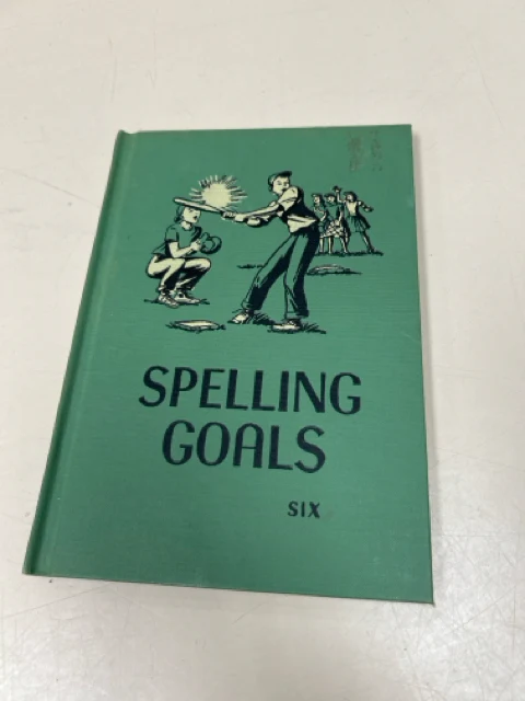 SPELLING GOALS VINTAGE BOOK
