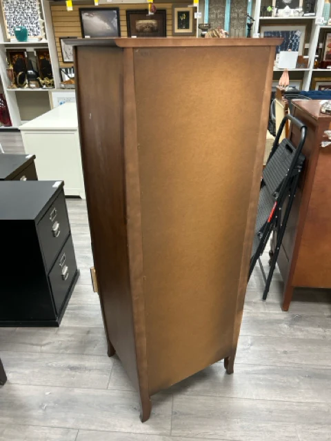 TALL BROWN 7 DRAWER DRESSER - Image 3