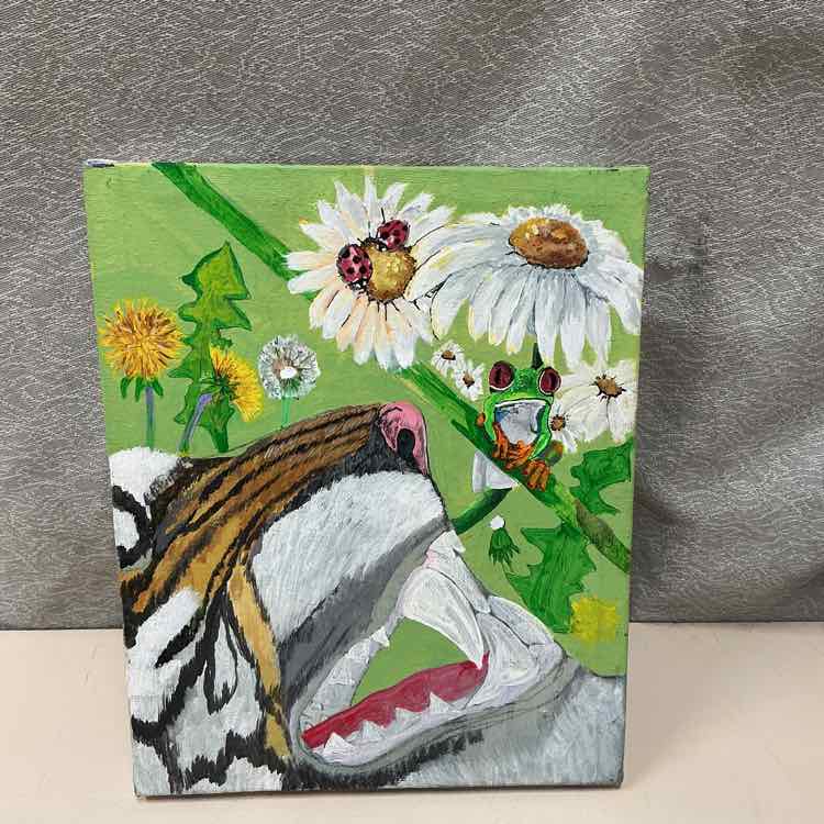 TIGER FROG CANVAS ART