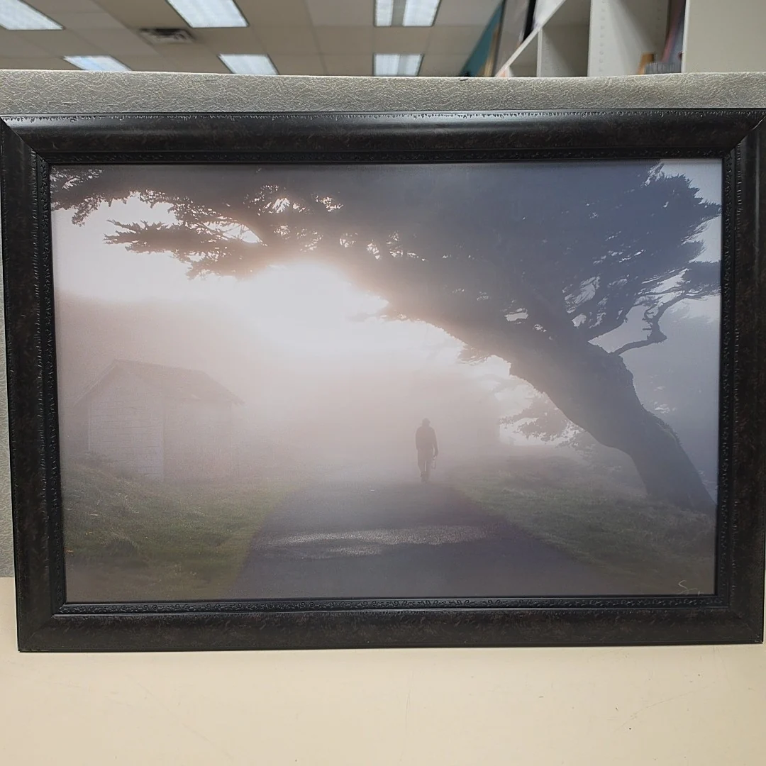 TREE WITH MAN (SIGNED)