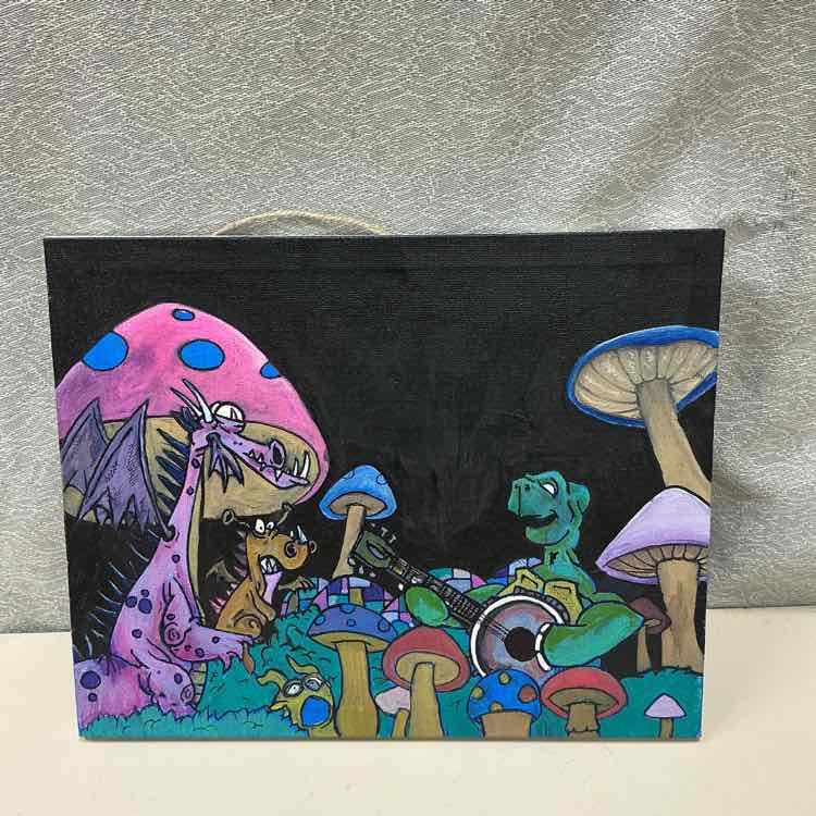 TURTLE DRAGON MUSHROOM ART - Image 2