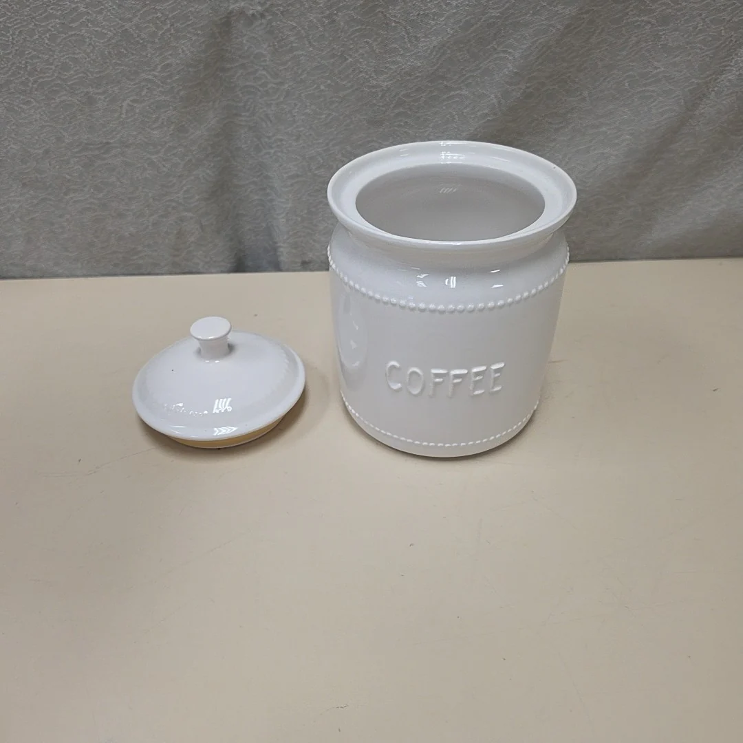 WHITE COFFEE CANISTER - Image 2