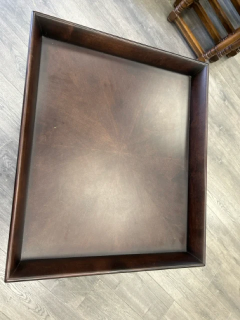 WOOD 2 TIER END TABLE - Image 2