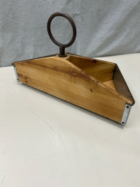 WOOD METAL 3 DIVIDED TRAY - Image 2