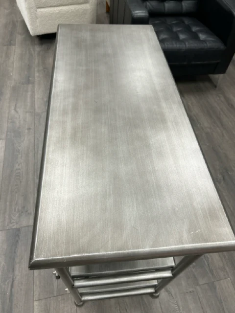 WOOD METAL 3 TIER SHELF - Image 3