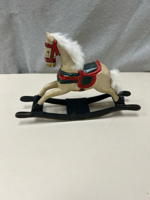 WOOD ROCKING HORSE