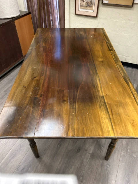 WOOD TABLE (NO C HAIRS) - Image 2