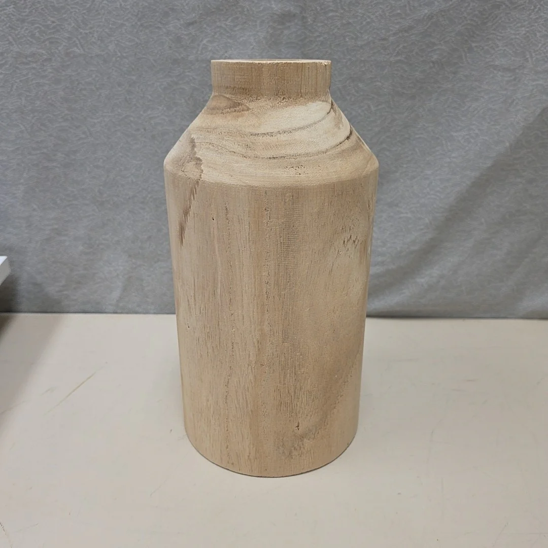 WOOD VASE